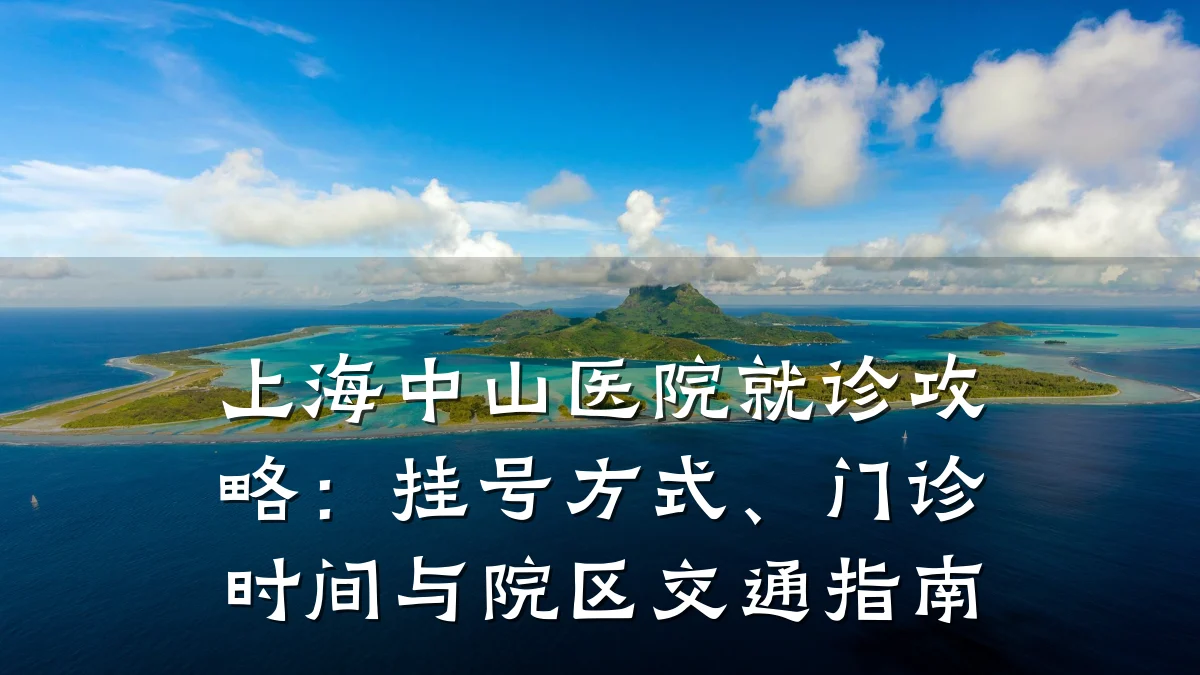 上海中山医院就诊攻略:挂号方式、门诊时间与院区交通指南