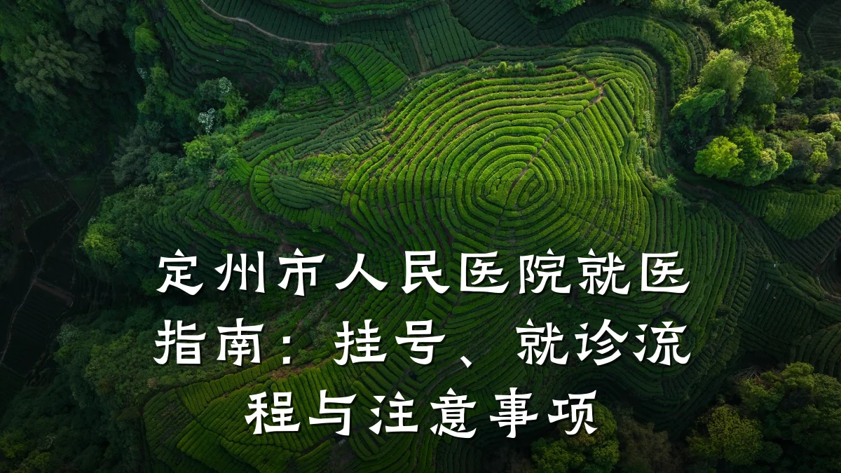 定州市人民医院就医指南：挂号、就诊流程与注意事项