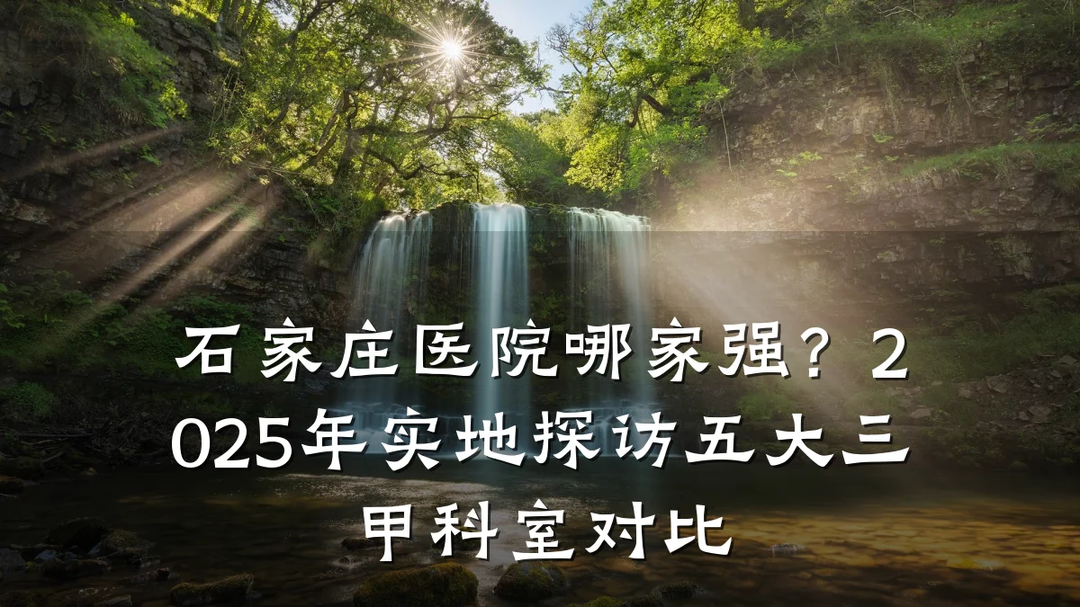 石家庄医院哪家强？2025年实地探访五大三甲科室对比