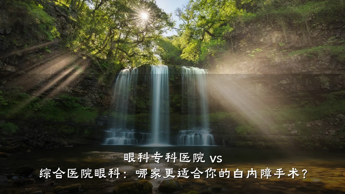 眼科专科医院 vs 综合医院眼科：哪家更适合你的白内障手术？