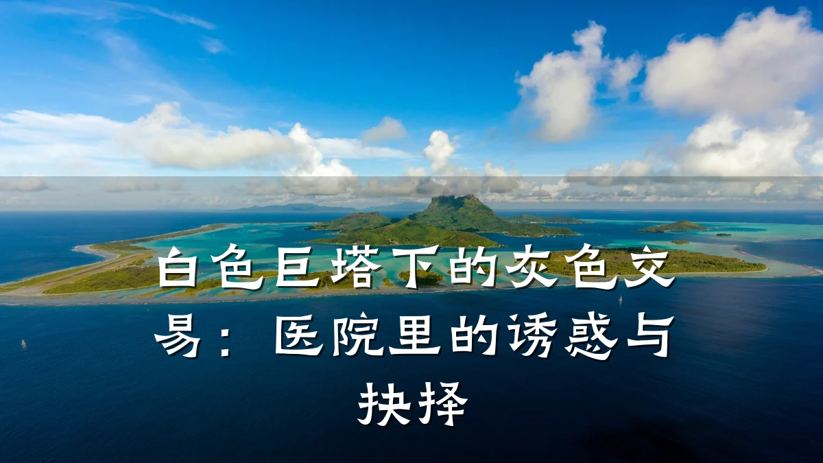 白色巨塔下的灰色交易：医院里的诱惑与抉择