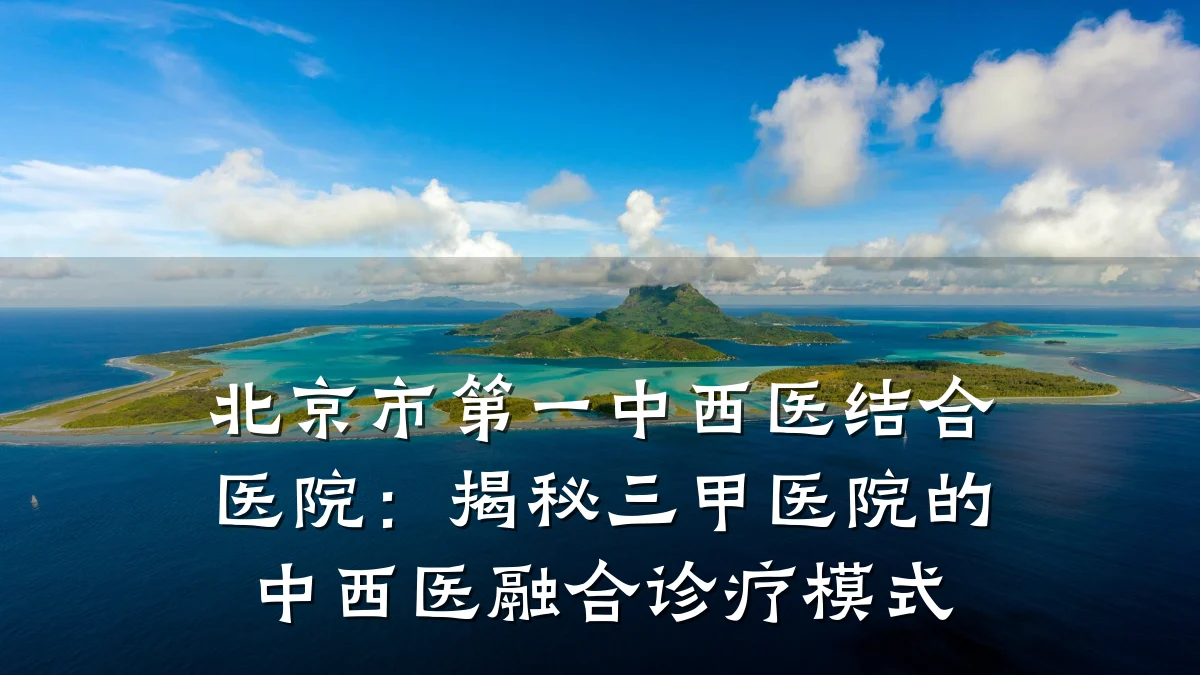 北京市第一中西医结合医院:揭秘三甲医院的中西医融合诊疗模式