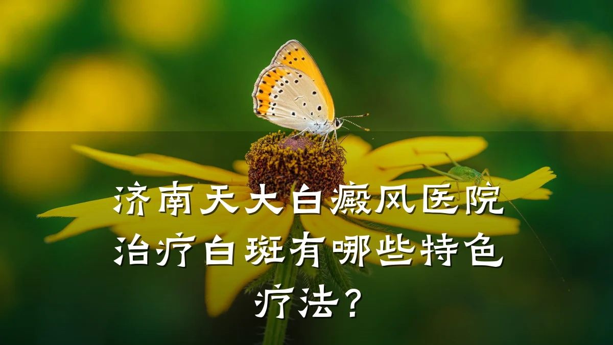 济南天大白癜风医院治疗白斑有哪些特色疗法？