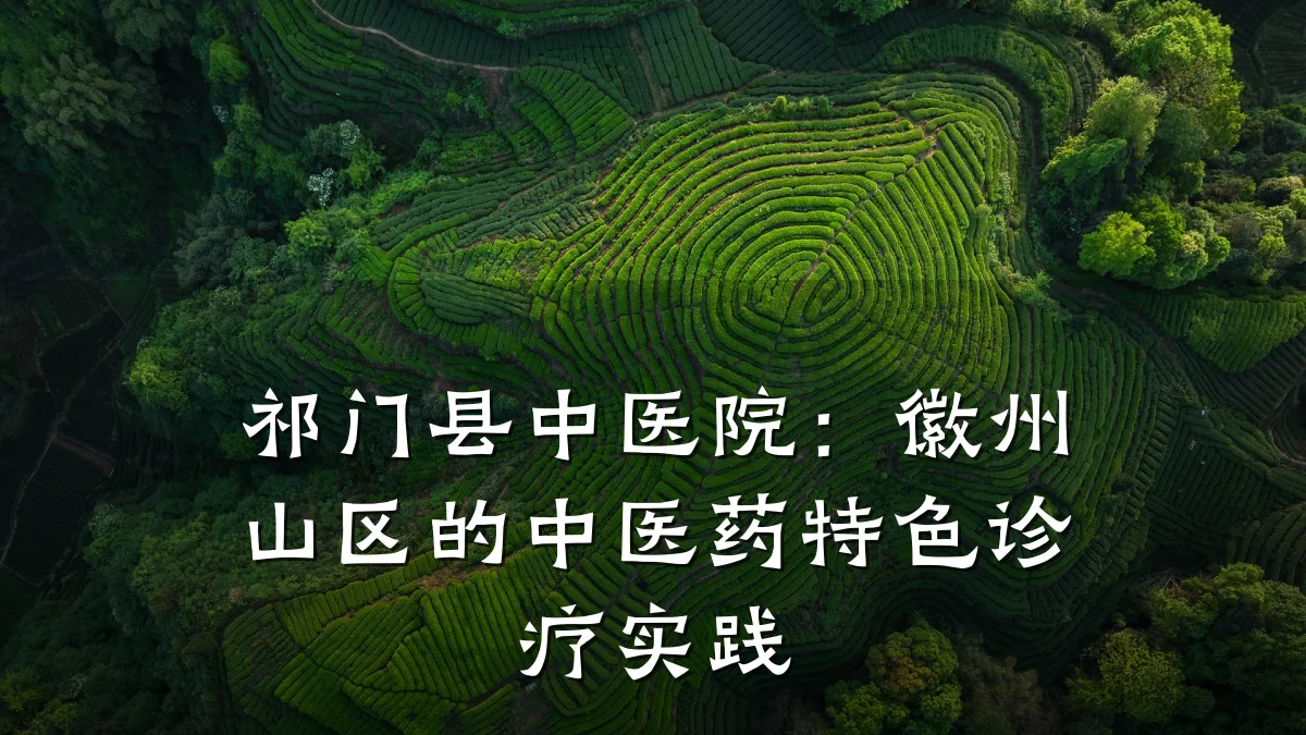 祁门县中医院：徽州山区的中医药特色诊疗实践