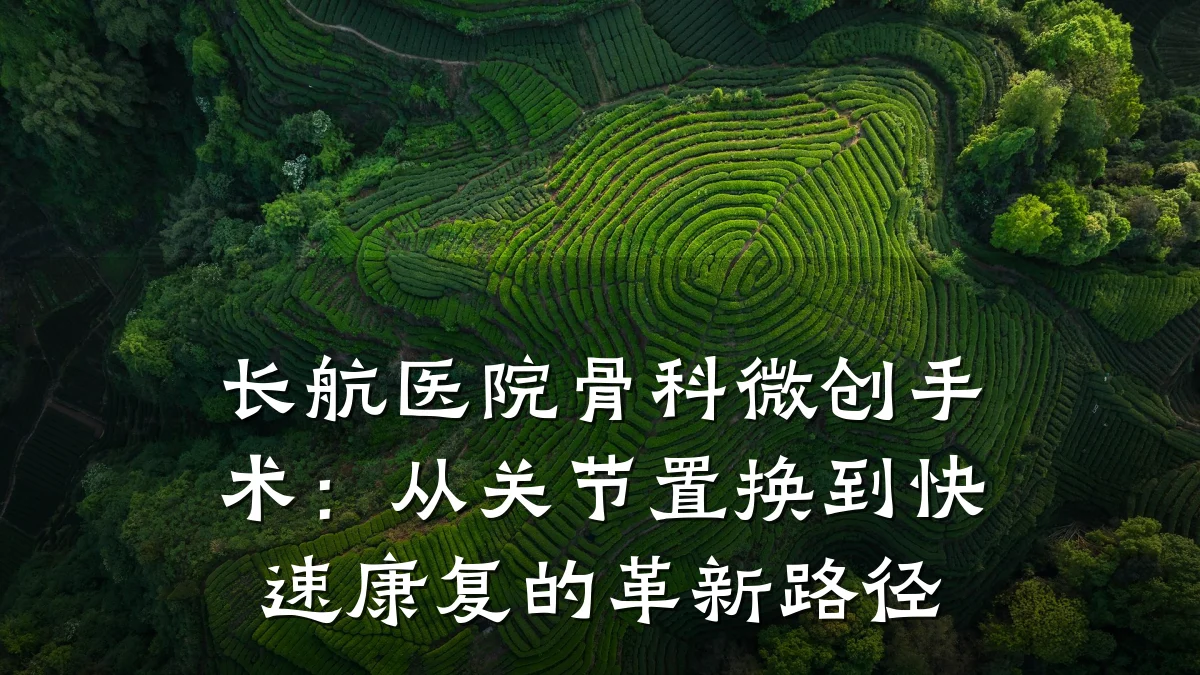 长航医院骨科微创手术：从关节置换到快速康复的革新路径