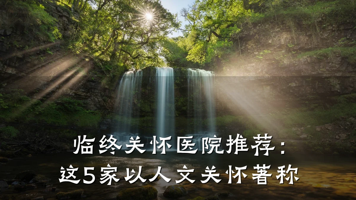 临终关怀医院推荐：这5家以人文关怀著称