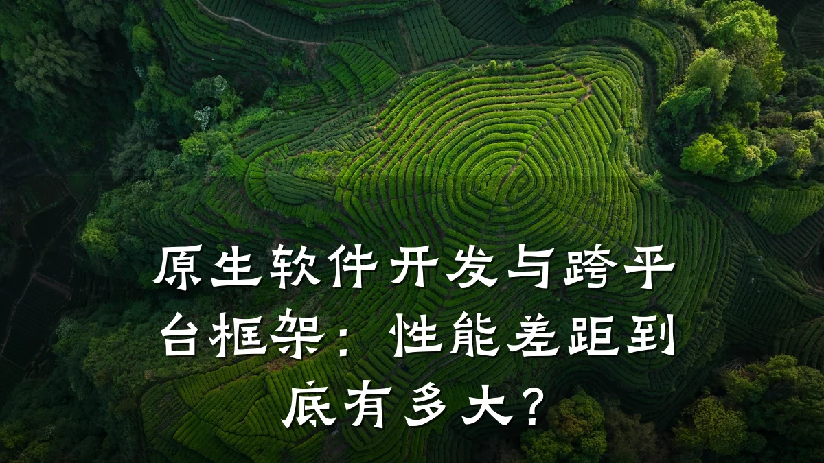 原生软件开发与跨平台框架：性能差距到底有多大？